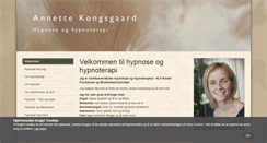 Desktop Screenshot of annettekongsgaard.dk